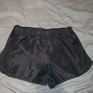 Black athletic shorts
